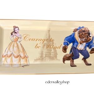 ✨ NEW ✨ Beauty & The Beast Decor Tray - Disney Princess Collection- Serving Tray